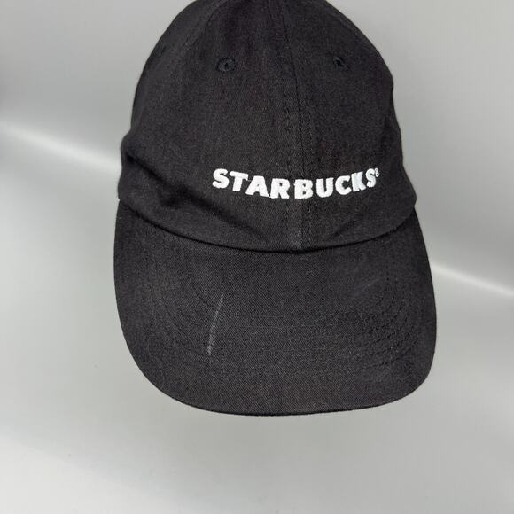 Starbucks‎ Hat Adult Employee Uniform Black Barista Coffee Shop - Picture 2 of 9